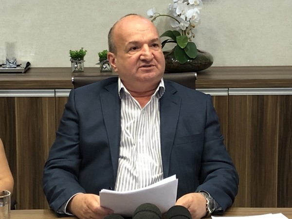 Luiz Binotti (PSD), prefeito de Lucas do Rio Verde  Foto: Prefeitura de Lucas do Rio Verde/Divulgao