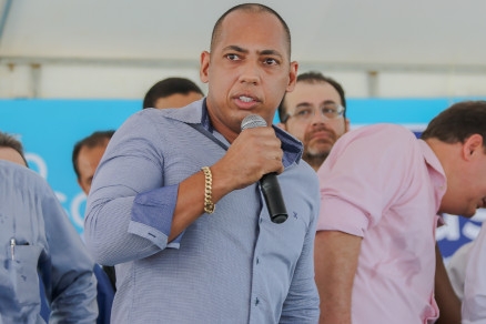 O vereador de Cuiab� Juca do Guaran�: internado por Covid-19