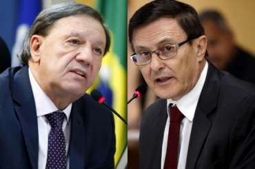 Os conselheiros afastados do TCE, Jos� Carlos Novelli e Waldir Teis: alvos da opera��o