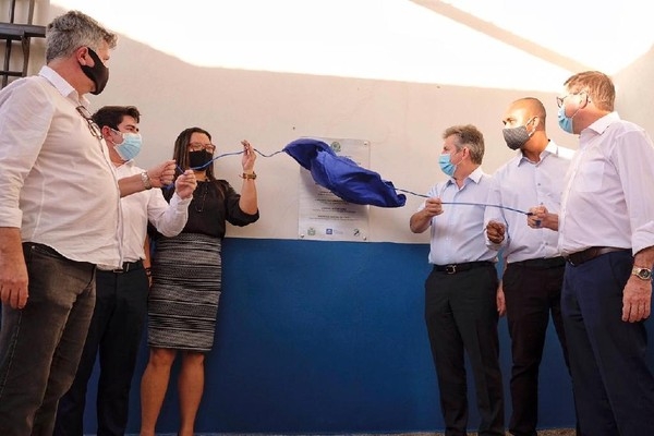 Devido a quarentena obrigatria em Vrzea Grande, no houve solenidade para inaugurao  Foto: Assessoria