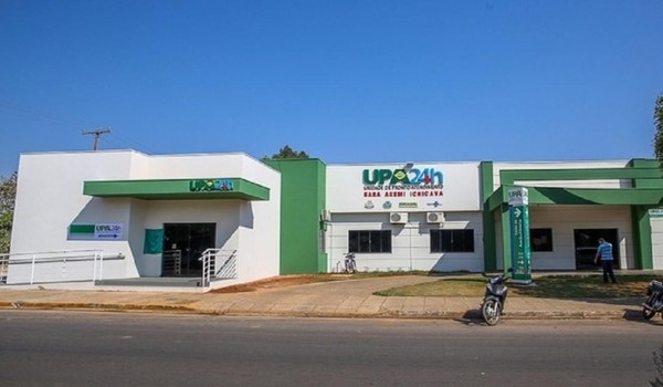 Homem foi parar na UPA aps briga com namorada em Sorriso (MT)  Foto: Divulgao/Prefeitura