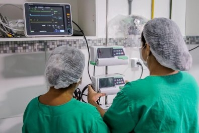 A mdia de permanncia no hospital, entre a internao e bito, foi de 9,2 dias