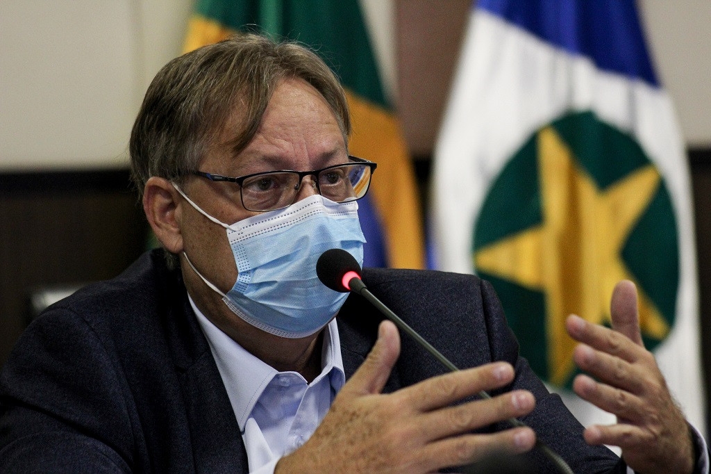Secretrio estadual de Sade, Gilberto Figueiredo explicou que o Estado tem 25 leitos de UTI peditricos e ocupao  baixa, mas pode subir com abertura