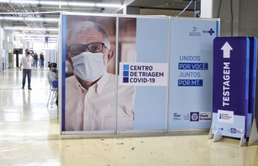 A expectativa � de que cerca de 600 pessoas sejam atendidas por dia no local. - Foto por: Christiano Antonucci - SECOM/MT