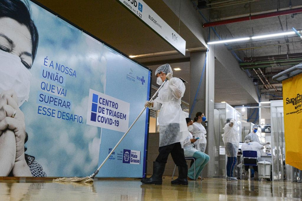 Higienizao do centro de Triagem - Foto por: Tchlo Figueiredo - SECOM/MT