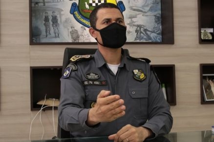 O comandante-geral da PM, Jonildo Assis, que negou que PM seja 