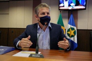 Governador Mauro Mendes: l�der n�o consegue segurar as r�deas do partido oficial