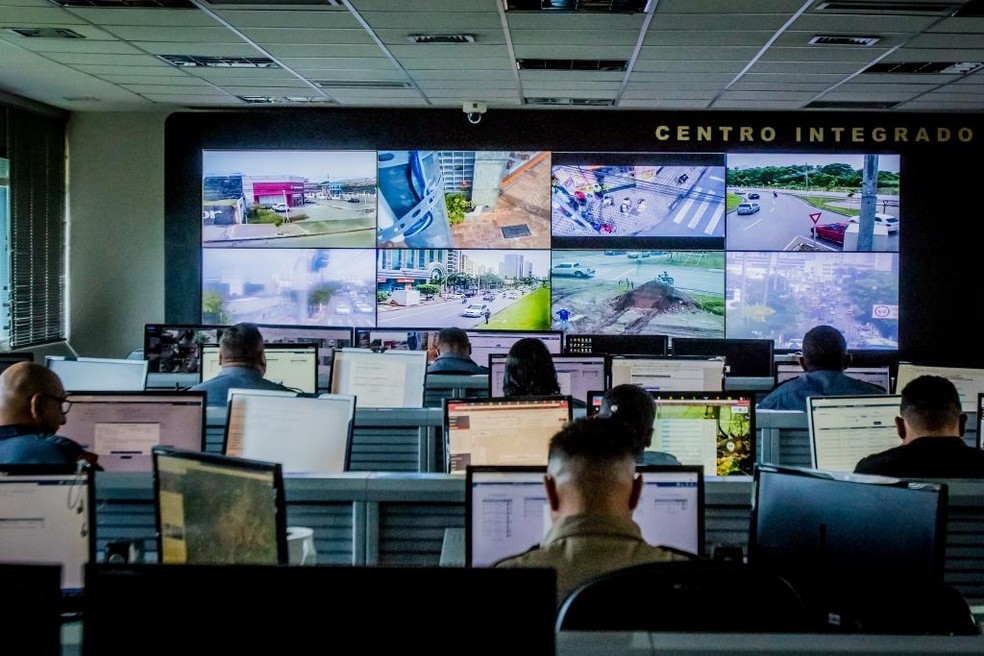 Cmeras de monitoramento esto instaladas em pontos estratgicos em MT  Foto: Christiano Antonucci/Secom-MT