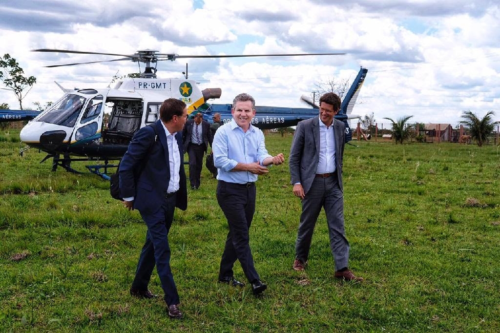 Governador Mauro Mendes e o ministro do Meio Ambiente, Ricardo Salles, visita o municpio de Chapada dos Guimares - Foto por: Mayke Toscano/Secom-MT