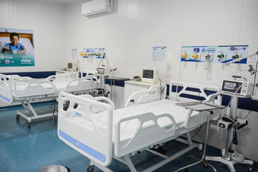 Nova ala de UTI anexa ao Hospital Regional de Cceres - Foto por: Tchlo Figueiredo - SECOM/MT