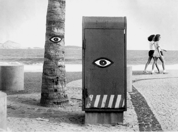 Interveno de Ricardo Basbaum em 1985