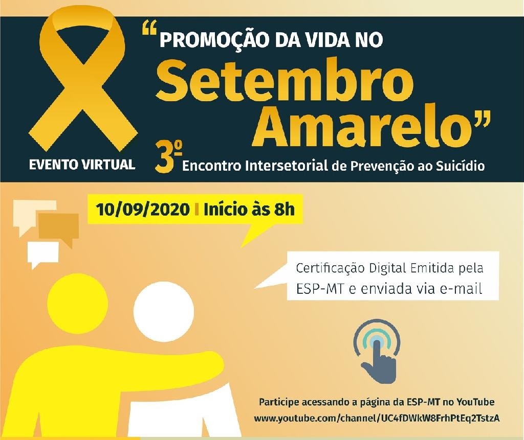 O encontro ser transmitido pela internet no dia 10 de setembro. - Foto por: Secom e SES-MT