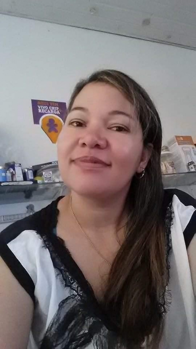 Lusdaiara Pereira Lisboa, de 44 anos, foi baleada na cabea em Rondonpolis  Foto: Arquivo pessoal