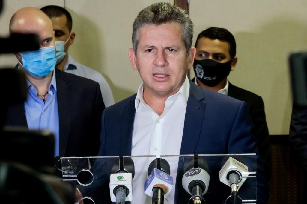 O governador Mauro Mendes - Foto por: Michel Alvim - SECOM/MT