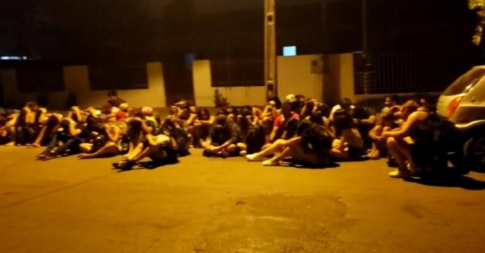 Festa tinha participao de 120 pessoas em Nova Mutum  Foto: Polcia Militar de Mato Grosso