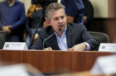 O governador de Mato Grosso Mauro Mendes, que baixou novo decreto sobre a pandemia