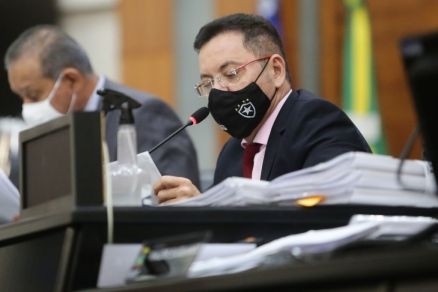 O presidente da Assembleia, deputado Eduardo Botelho: PEC permite reeleio para o comando do TCE-MT