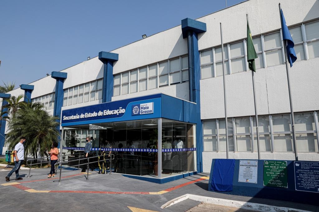 Fachada da Secretaria de Estado de Educao - Foto por: Mayke Toscano/Secom-MT