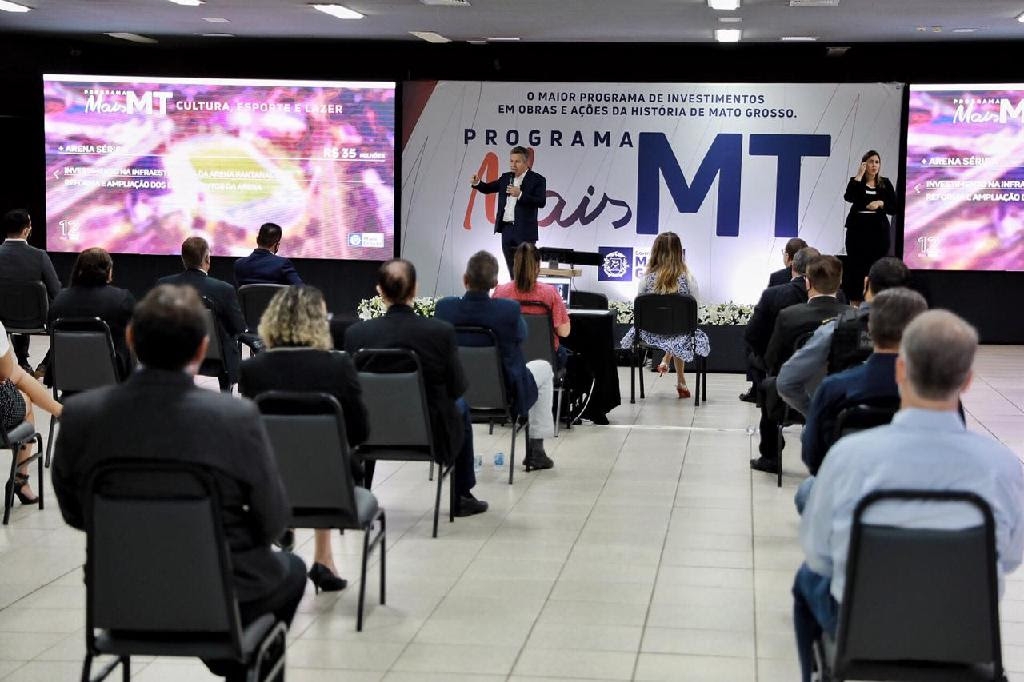 Autoridades prestigiam lanamento do programa de investimentos Mais MT - Foto por: Mayke Toscano/Secom-MT