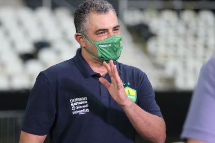 O treinador Marcelo Chamusca, que deixou o Cuiab nesta quarta-feira