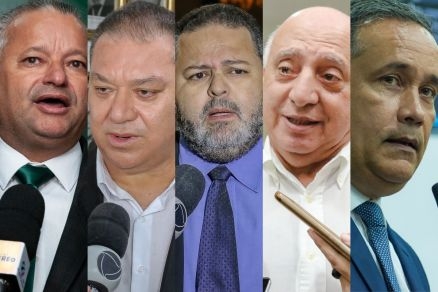 Misael Galvo, Toninho de Souza, Justino Malheiros, Ricardo Saad e Luis Claudio: derrotados