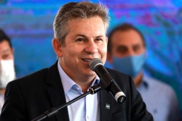 O governador Mauro Mendes, que far reunio sobre apoio a Ablio Jnior