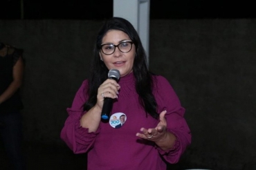 Andreia foi eleita em Jaciara  Foto: Assessoria