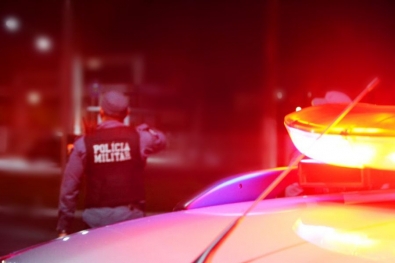 Suspeito foi preso pela PM  Foto: Polcia Militar - MT