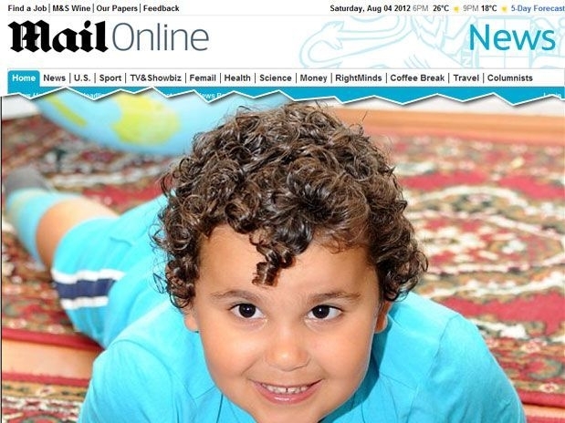 Sherwyn Sarabi, 2 anos, tambm sabe descrever os principais rgos do corpo e suas funes