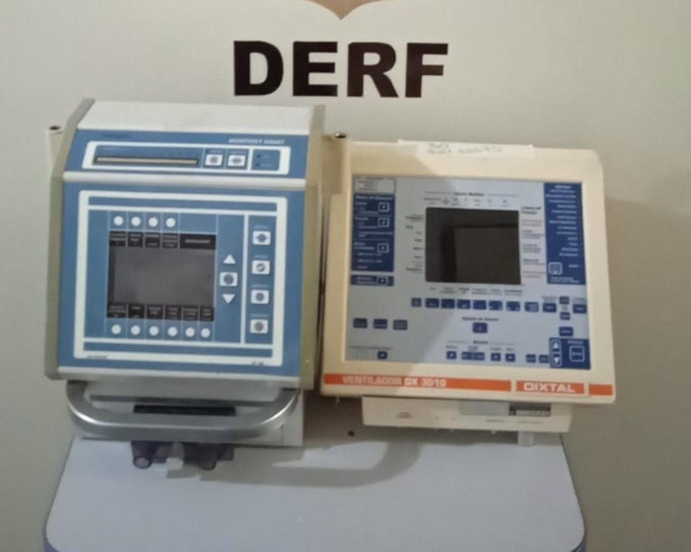 Aparelhos furtados foram recuperados pela polcia  Foto: Polcia Civil