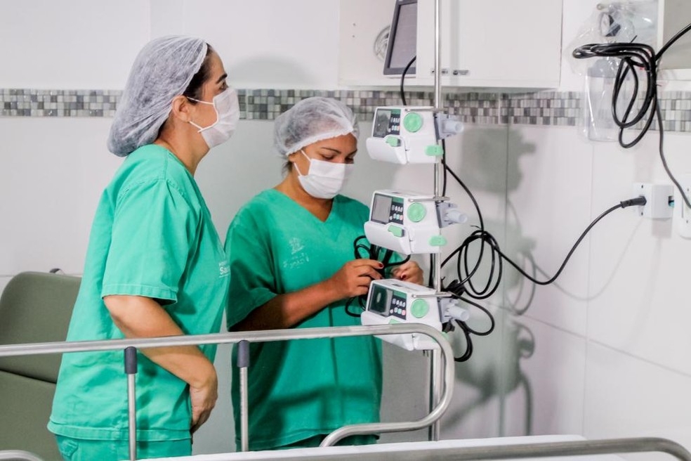 Novos leitos de UTI com respiradores so entregues no Hospital Santa Casa em MT  Foto: SES/MT