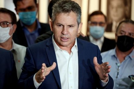 O governador Mauro Mendes: articulao para compra da vacina