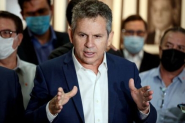 O governador Mauro Mendes: articulao para compra da vacina