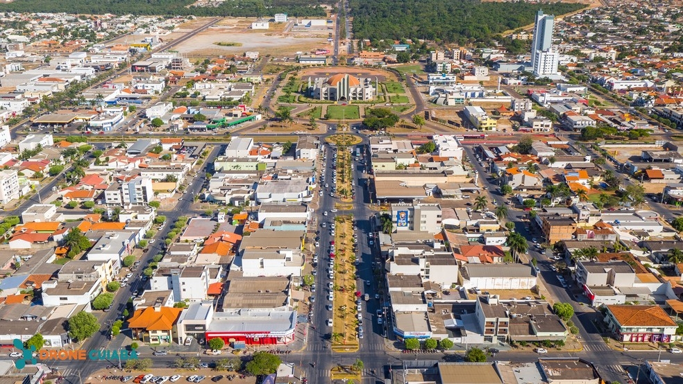 Situao ocorreu em Sinop no final de semana  Foto: Drone Cuiab