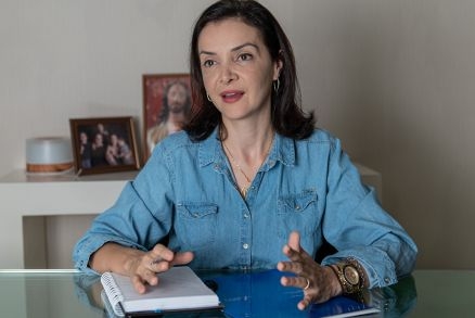 A servidora pblica Francielle Brustolin: crianas no podem ser punidas