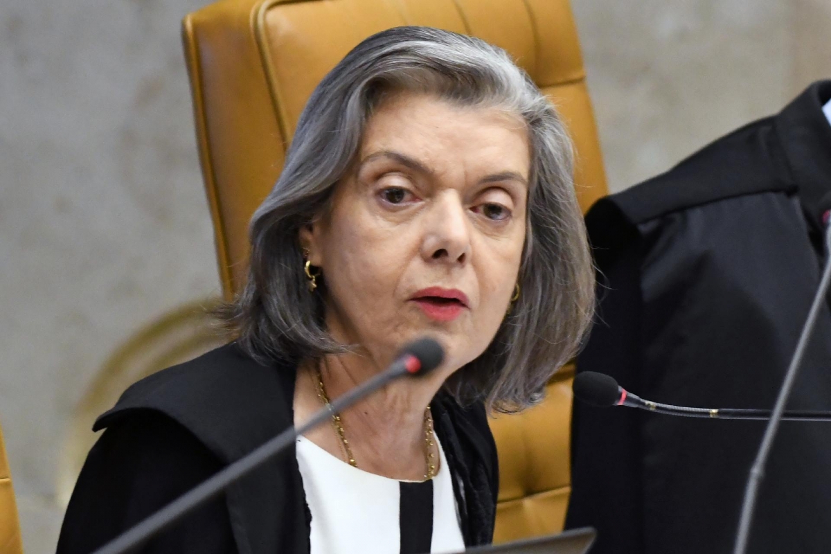 Ministra do Supremo Crmen Lcia durante sesso do STF 22/03/2018