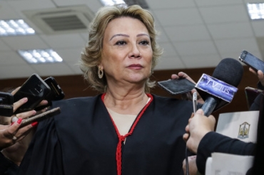 A presidente do Tribunal de Justi�a de Mato Grosso, desembargadora Maria Helena P�voas
