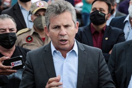 O governador Mauro Mendes: crticas  