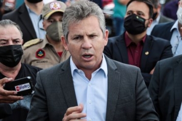 O governador Mauro Mendes: crticas  