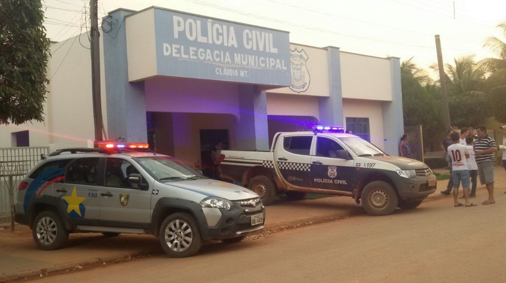 Delegacia da Polcia Civil de Cludia  Foto: Polcia Civil de MT