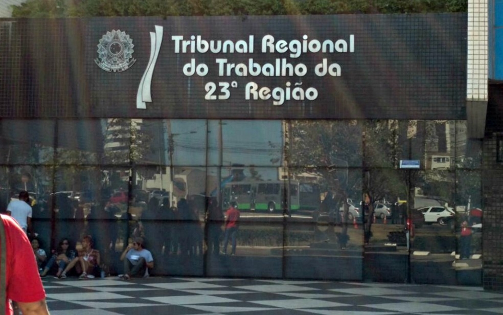 Tribunal Regional do Trabalho em Mato Grosso — Foto: Lislaine dos Anjos/G1