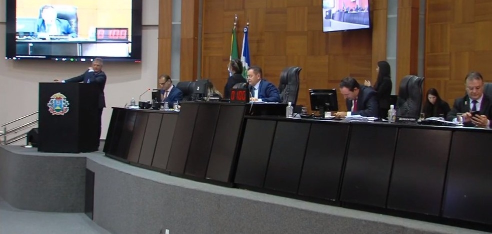 Sesso da Assembleia Legislativa de MT  Foto: Reproduo