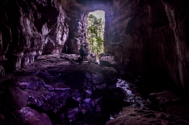Caverna Kiogo Brado, nome indígena que significa Ninho das Aves — Foto: Rafaella Zanol/ Gcom-MT
