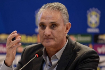 O treinador da Sele��o Brasileira, Tite