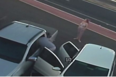 Ao ocorreu em estacionamento do restaurante Palhoa