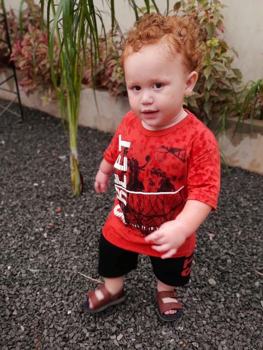 Benjamim, de 2 anos precisa de cirurgia no corao e famlia faz vaquinha virtual para arcar com custos em MT  Foto: Arquivo pessoal