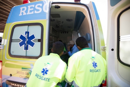 A equipe da Rota do Oeste atendeu a ocorrncia nesta segunda (14)