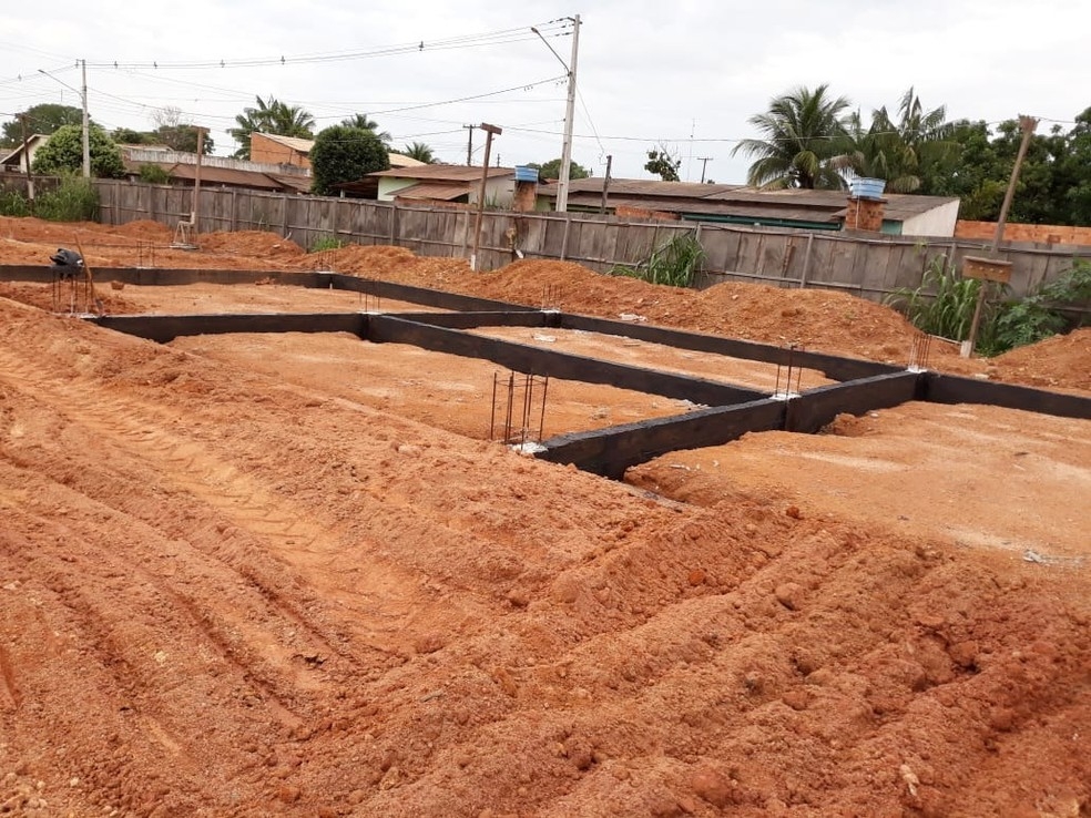 Obra de Escola Estadual est parada em Rondonpolis (MT)  Foto: TCE/MT