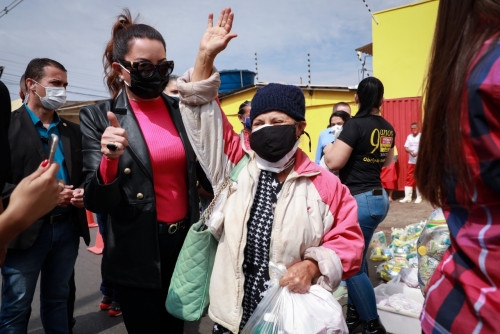 Primeira-dama Virginia Mendes e Setasc estiveram na 