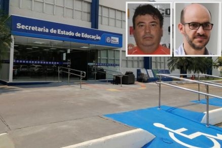 Wander Luiz dos Reis e Fbio Frigeri (detalhe), que foram punidos pelo Governo